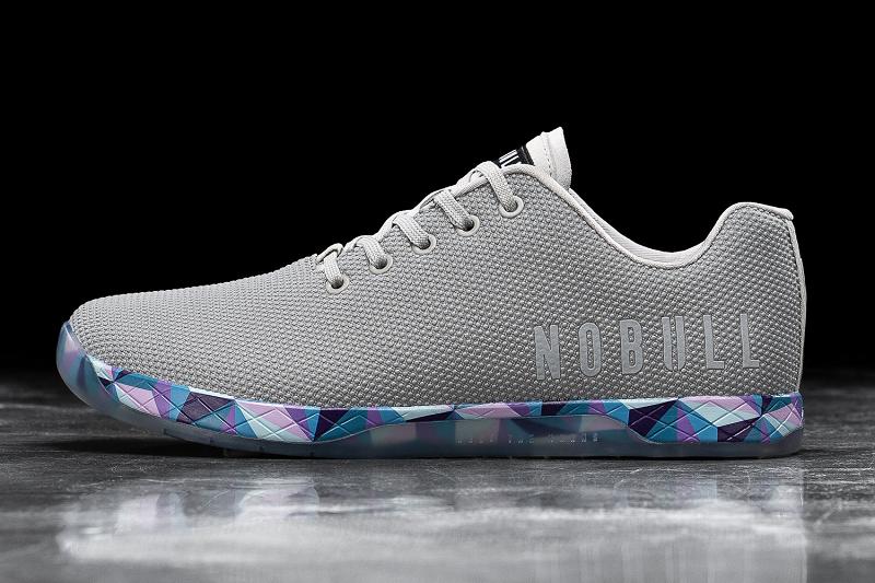 Men's Nobull Arctic Prism Trainers Grey | SG E2328B